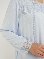 Full Lace Front Yoke Nightwear (CNH366A)